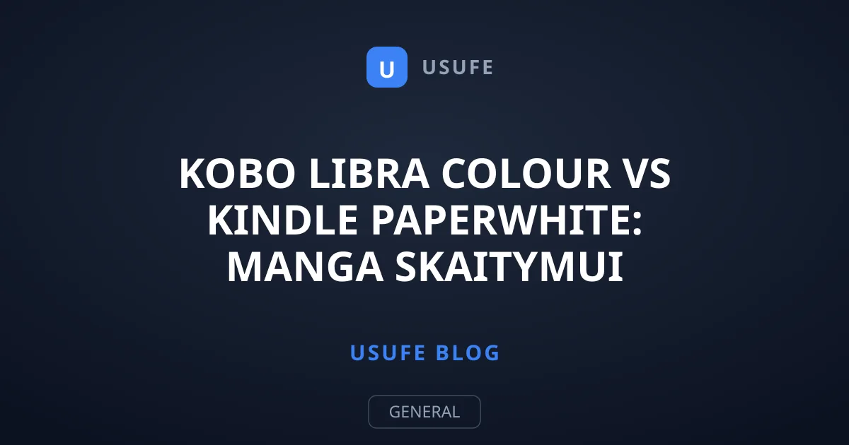 Kobo Libra Colour vs Kindle Paperwhite: manga skaitymui